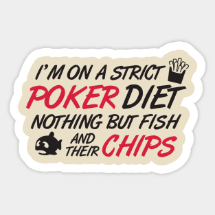 Fish chips Sticker